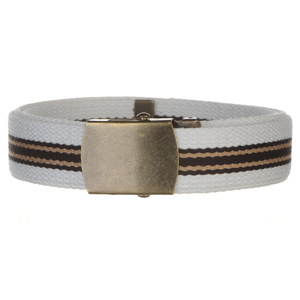 Military web belt rainbow clutch buckle